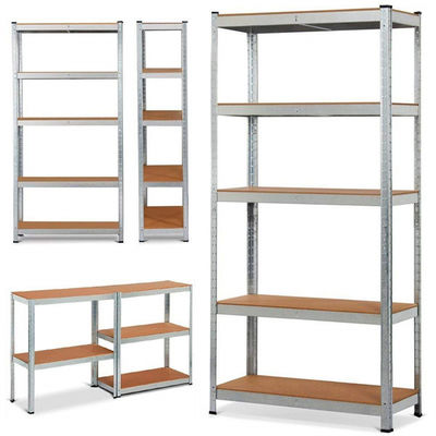 Garage resistente del sistema della scaffalatura di Tires Boltless dello scaffale 5 di stoccaggio di 900*450*1800 Boltless