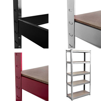 Lo scaffale di stoccaggio 1200*600*1800 accantona l'esposizione dello scaffale di piatto della scaffalatura di Boltless della fila dei supporti 5