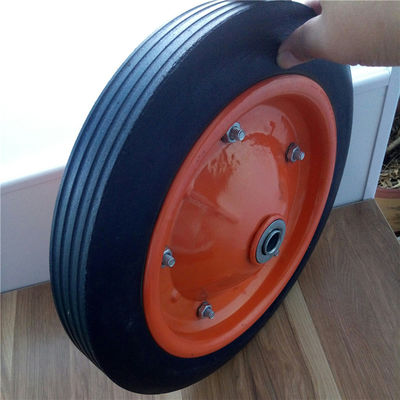 gomme di gomma solide a 13 pollici Rim Solid Rubber Wheelbarrow Tire variopinto di 31cm per il carrello a mano