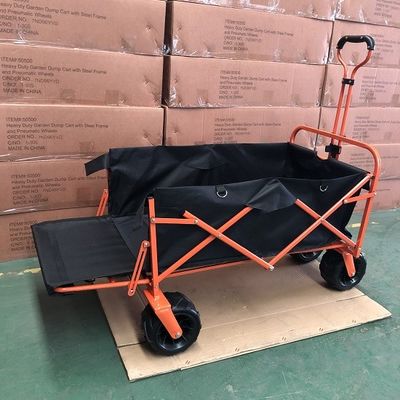 Cartone con ruote pieghevole, cartone pieghevole con portellone pieghevole, carrello portatile pesante per campeggio, sport