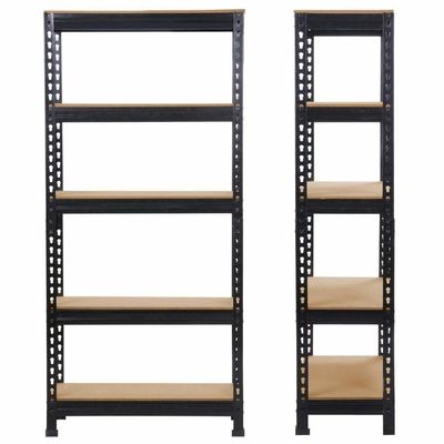 Racking resistente dell'unità della scaffalatura del garage dello scaffale di stoccaggio di Boltless di 5 file