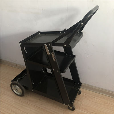 Carretto nero di Cart Rolling Welding del saldatore di Tires MIG del ferro 3 con immagazzinamento nel carro armato dei cassetti