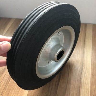 ruote di gomma solide 8x2 per le gomme di gomma solide del hub d'acciaio dei carrelli per il carrello