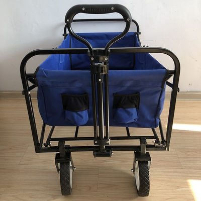 Carro pieghevole pieghevole, carrello da spiaggia di grande capacità, carrello pieghevole per sport, shopping, campeggio