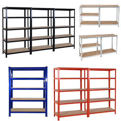 Lo scaffale di stoccaggio 1200*600*1800 accantona l'esposizione dello scaffale di piatto della scaffalatura di Boltless della fila dei supporti 5