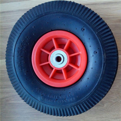 350-4 orlo di plastica delle ruote di gomma solide a 10 pollici