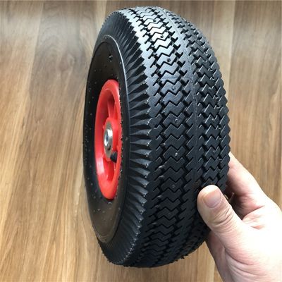 350-4 orlo di plastica delle ruote di gomma solide a 10 pollici
