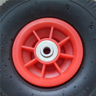 350-4 orlo di plastica delle ruote di gomma solide a 10 pollici