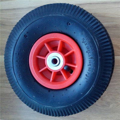 350-4 orlo di plastica delle ruote di gomma solide a 10 pollici