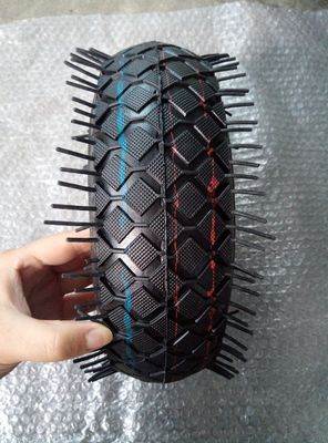 Il carrello pneumatico a 10 pollici spinge 350 4 ruote pneumatiche di gomma di 6 PAIA per il giardino