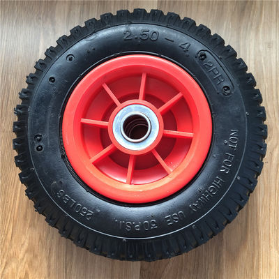 250-4 ruote di plastica del carrello della mano di Rim Pneumatic Trolley Wheels 21CM pneumatiche