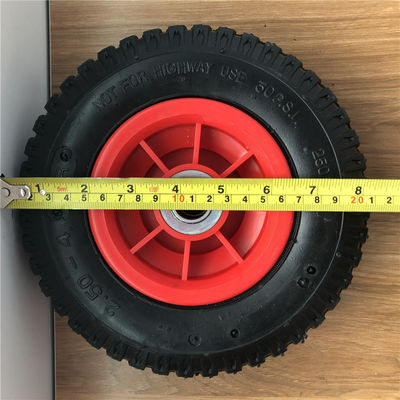 250-4 ruote di plastica del carrello della mano di Rim Pneumatic Trolley Wheels 21CM pneumatiche