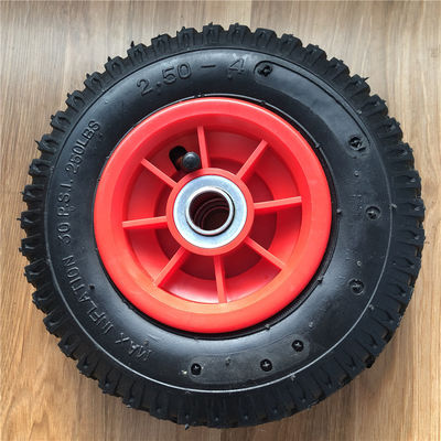 250-4 ruote di plastica del carrello della mano di Rim Pneumatic Trolley Wheels 21CM pneumatiche