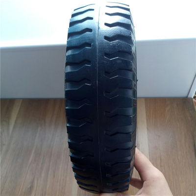 350-6 ruote pneumatiche d'acciaio rosse del camion del sacco di Rim Pneumatic Trolley Wheels Rubber