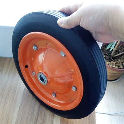 gomme di gomma solide a 13 pollici Rim Solid Rubber Wheelbarrow Tire variopinto di 31cm per il carrello a mano