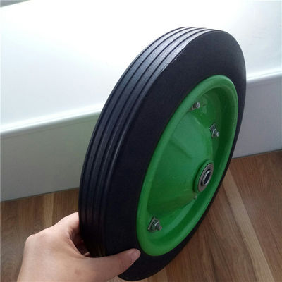 gomme di gomma solide a 13 pollici Rim Solid Rubber Wheelbarrow Tire variopinto di 31cm per il carrello a mano