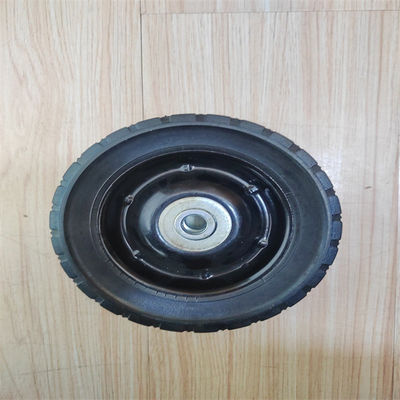 Ruota di gomma a 6 pollici durevole della falciatrice da giardino del gas della carriola di ruote dell'ebanite