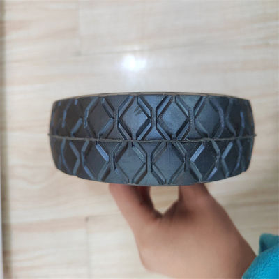 Camion a 6 pollici di Rim Solid Wheels For Hand del metallo delle piccole ruote di gomma solide resistenti