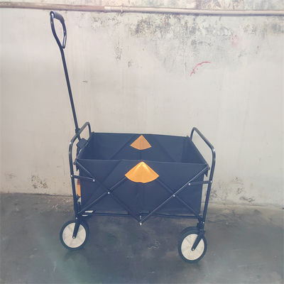 Carrello pieghevole pieghevole a quattro ruote del giardino di grande capacità del carretto del vagone