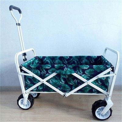 7&quot; carrello piegante 70kgs del carretto della spiaggia delle carriole della ruota dell'unità di elaborazione ampio
