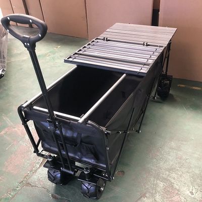 Grande spiaggia pieghevole del carrello del carretto del vagone tutti i vagoni pieghevoli resistenti del terreno