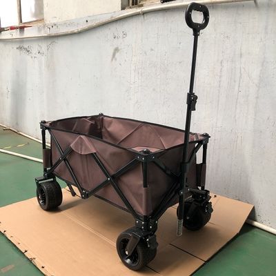 Carretti pieghevoli di tirata del giardino pratico del vagone di spiaggia di piegatura di grande capacità