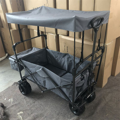 il vagone piegante del vagone di 600D Oxford del carretto del passeggiatore dei bambini pieghevoli del poliestere con il baldacchino