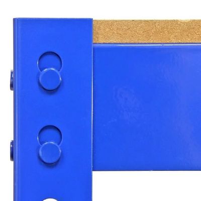 Blu domestico dell'unità di stoccaggio dello scaffale del metallo della fila di Boltless 5