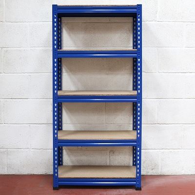 Blu domestico dell'unità di stoccaggio dello scaffale del metallo della fila di Boltless 5