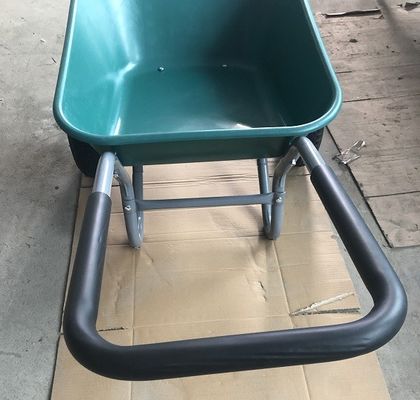 Una carriola d'acciaio di plastica piegante resistente pneumatico di 2 ruote del carrello della mano