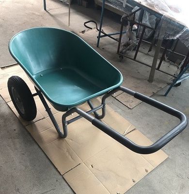 Una carriola d'acciaio di plastica piegante resistente pneumatico di 2 ruote del carrello della mano