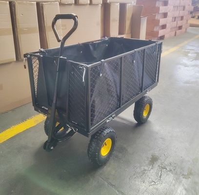 Grande carriola pratica extra di dovere di Mesh Cart Steel Trolley Heavy del giardino