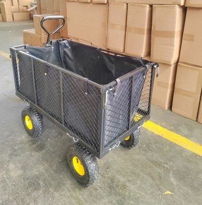 Grande carriola pratica extra di dovere di Mesh Cart Steel Trolley Heavy del giardino