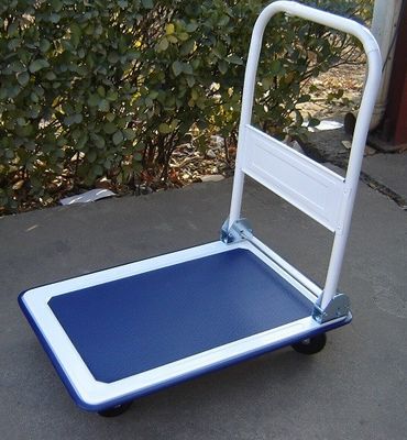 Carretto piegante resistente 150kg della piattaforma che rotola il carretto a base piatta del carrello a mano del carretto