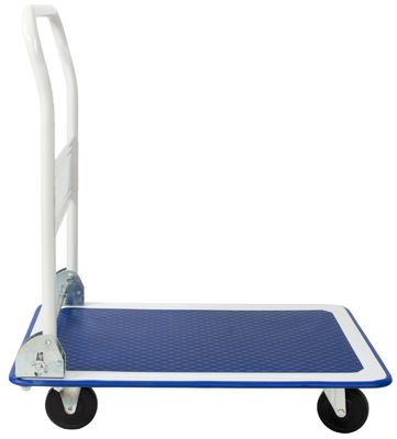 Carrello del carrello a mano della piattaforma del carretto della piattaforma di piegatura di trasporto 300kg resistente