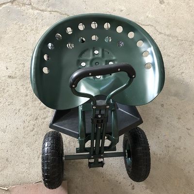 Il rotolamento regolabile del giardino funziona Seat che rotola Seat per il carrello di giardinaggio con la parte girevole Seat