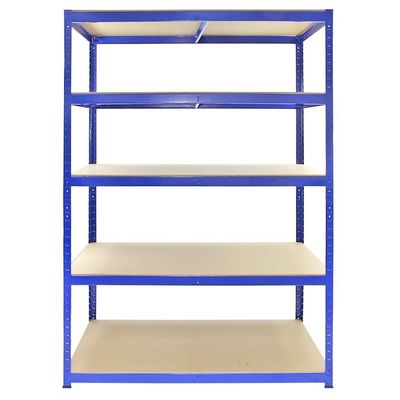 Scaffalatura d'acciaio del magazzino di Boltless di stoccaggio dello scaffale dell'esposizione di stoccaggio della fila d'acciaio dell'attrezzatura 5