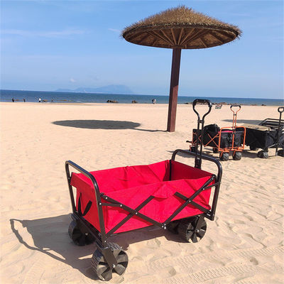 Contenitore del rotolo tutto il carretto pieghevole di campeggio di piegatura del vagone della spiaggia della ruota del terreno