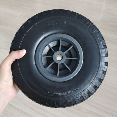 Ruota pneumatica della gomma di gomma 3.00-4 a 10 pollici per il carrello del carrello del carrello a mano