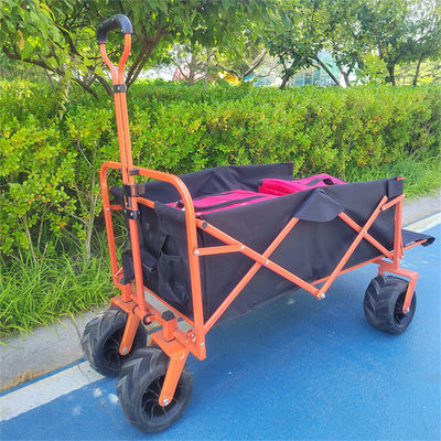 Carrello di campeggio all'aperto multiuso della carriola di picnic della ruota dell'unità di elaborazione pieghevole