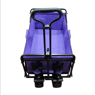 Carrello di compera pieghevole piegante a quattro ruote del carretto della mano del giardino del vagone di spiaggia