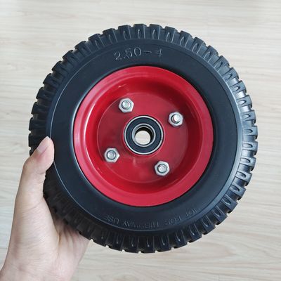 250-4 ruota di gomma a 8 pollici della gomma pneumatica del carrello della mano di Rim Wheel Barrow del metallo