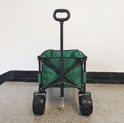 Vagone di campeggio della doppia della piattaforma di Oxford del panno di spiaggia del vagone struttura pieghevole del metallo