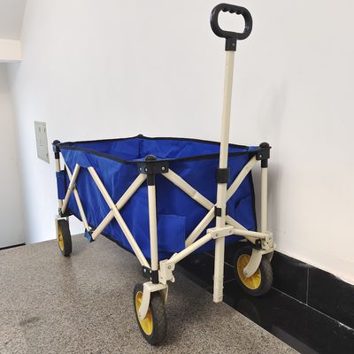 Carrello pratico resistente piegante pieghevole della mano della maniglia ritrattabile delle ruote del carretto quattro del vagone