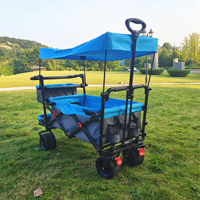 Servizio di campeggio carrello pieghevole carrello da spiaggia carrello da spiaggia con telaio regolabile