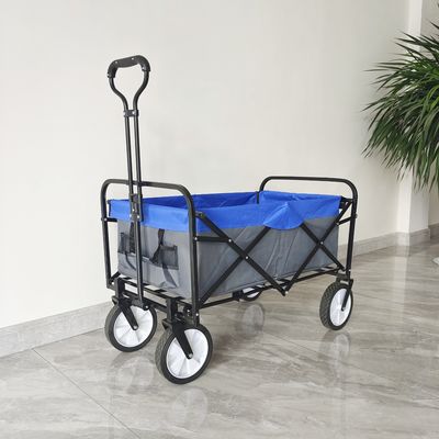 Carro da campeggio all'aperto 8 pollici ruote carro pieghevole passeggino carrello di servizio pieghevole
