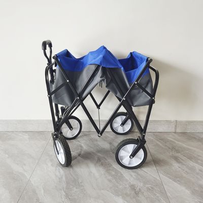 Carro da campeggio all'aperto 8 pollici ruote carro pieghevole passeggino carrello di servizio pieghevole