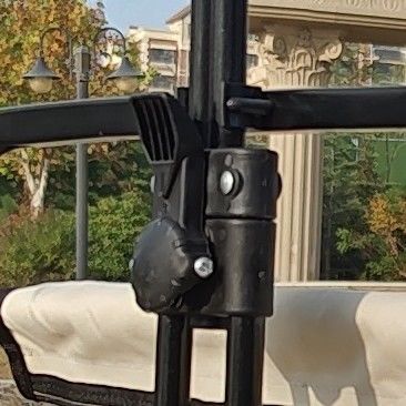 Carro pieghevole da giardino da campeggio a quattro ruote bianca