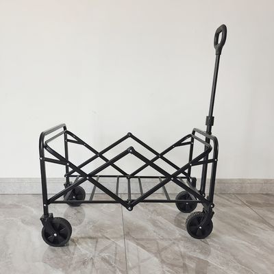 Carro da campeggio ripiegabile con manubrio regolabile