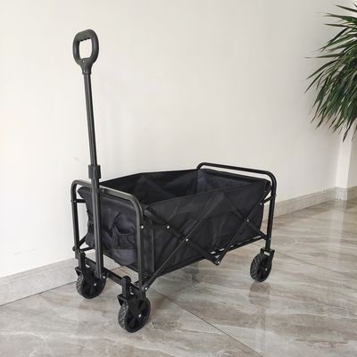 Carro da campeggio ripiegabile con manubrio regolabile